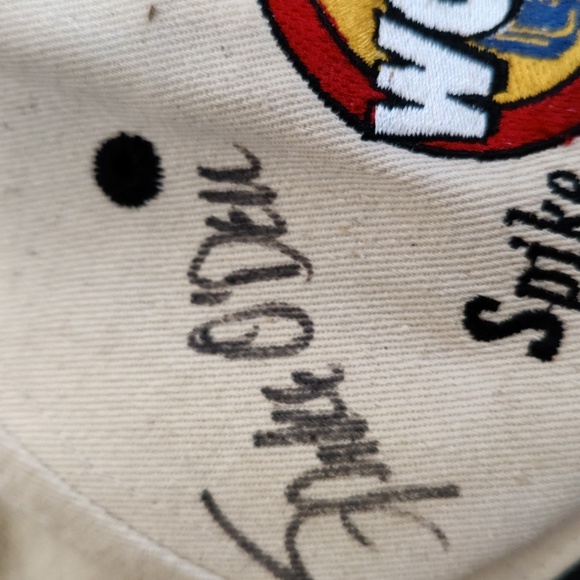 Vintage WGN radio 720 Goose Island brewing Co Spike O'Dell signed snapback cap - Picture 6 of 7